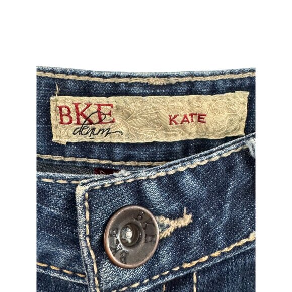BKE Denim Kate Women’s Bootcut Jeans Size 28x31.5 Medium Wash Stretch Cotton Ble - Picture 3 of 7